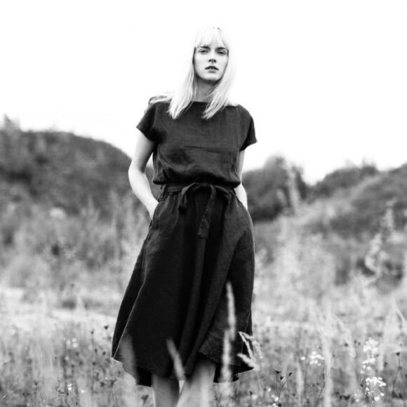 NOT PERFECT LINEN Adelaide Dress - Picture 1 of 6